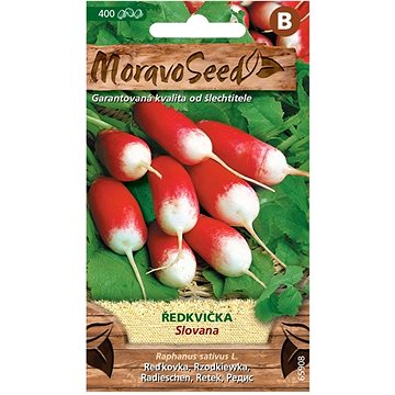 

MORAVOSEED CZ Ředkvička SLOVANA, válcovitá červenobílá