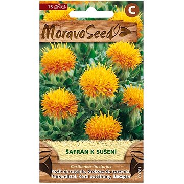 

MORAVOSEED CZ Světlice barvířská - Šafrán k sušení, oranžová