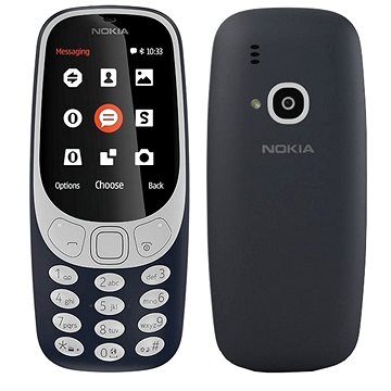 Nokia 3310 (2017) Dark Blue Dual SIM - Mobilní telefon