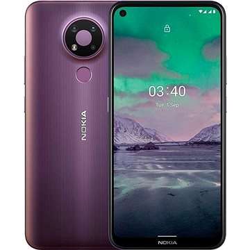 Nokia 3.4 64GB fialová - Mobilní telefon