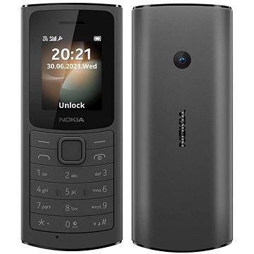 Nokia 110 4G černá - Mobilní telefon