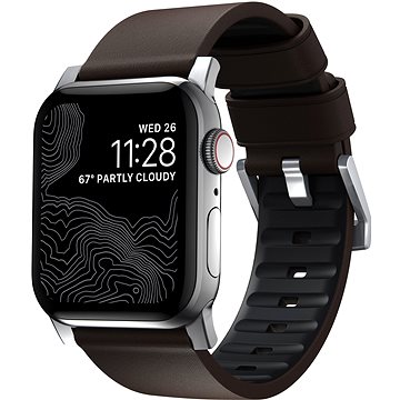 

Nomad Active Strap Pro Brown/Silver Apple Watch 42/44/45/Ultra 49mm