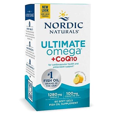 

Nordic Naturals Ultimate Omega + CoQ10, 60 softgel kapslí