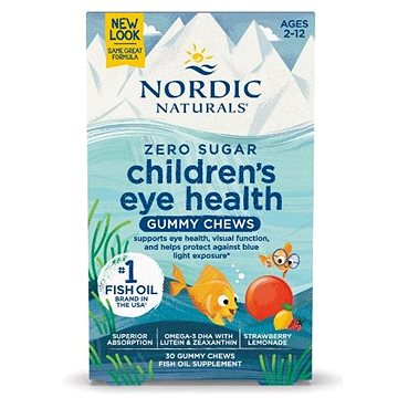

Nordic Naturals Children's Eye Health, 30 gumových bonbónů