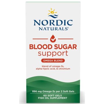 

Nordic Naturals Podpora krevního cukru, 60 softgel kapslí