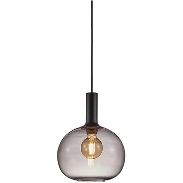 

Nordlux Alton závěsné svítidlo z kouřového skla, 250 × 330 mm, 60 W, černé