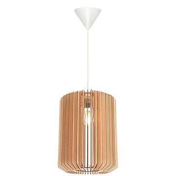 

Nordlux Asti dřevěný lustr s lamelami, 300 × 400 mm, 40 W, hnědý
