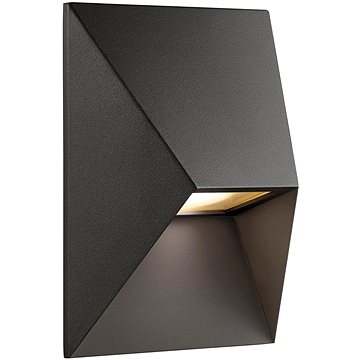 

Nordlux Pontio IP54 stmívatelné venkovní nástěnné svítidlo, GU10, 25 W, černé