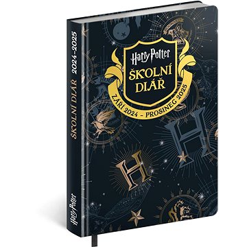 

NOTIQUE Školní diář Harry Potter (září 2024 – prosinec 2025), 9,8 × 14,5 cm