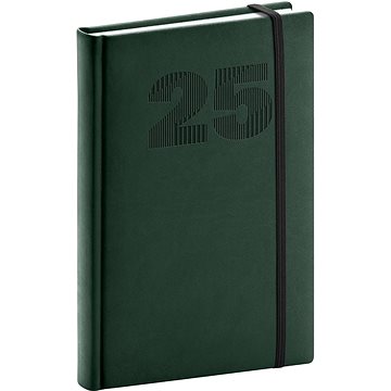

NOTIQUE Denní diář Vivella Top 2025, zelený, 15 × 21 cm