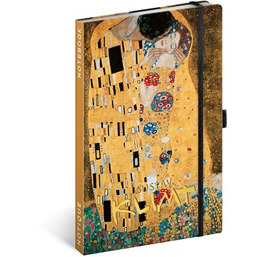 

NOTIQUE Notes Gustav Klimt, linkovaný, 13 × 21 cm