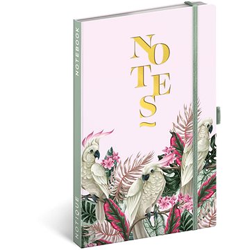 NOTIQUE Notes Kakadu, linkovaný, 13 × 21 cm