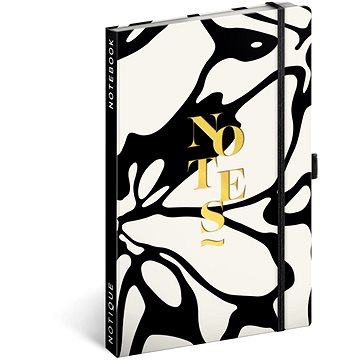NOTIQUE Notes Abstrakt linkovaný, 13 × 21 cm