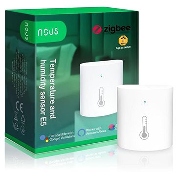 

Nous E5 Zigbee Smart teplotní a vlhkostní senzor