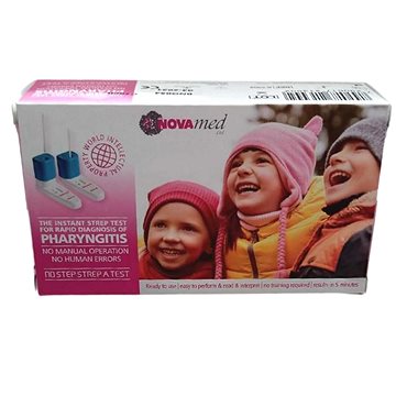 

Novamed No-Step STREP - domácí test na streptokokovou infekci