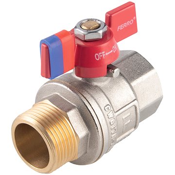

NOVASERVIS kohout kulový plnoprůtočný - motýlek ŠM 1/2"