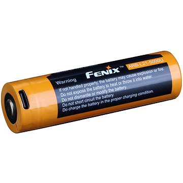 

Dobíjecí baterie Fenix 21700 5000 mAh s USB-C (Li-Ion)