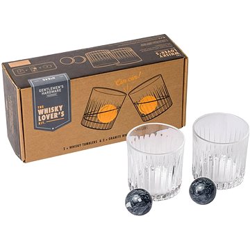 

Gentlemen's Hardware Sada dvou sklenic na whisky s chladícími kameny