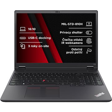 

Lenovo ThinkPad P16v Gen 1 Thunder Black