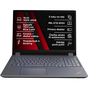 

Lenovo ThinkPad P16 Gen 2 Storm Grey / Villi Black