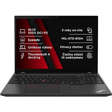 

Repasované - Lenovo ThinkPad T16 Gen 2 Thunder Black