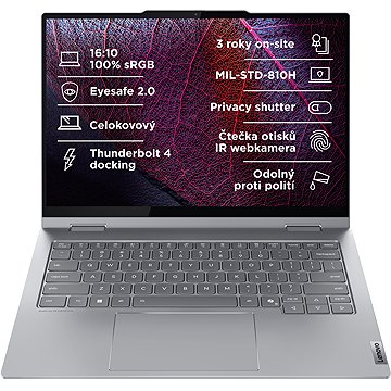 

Lenovo ThinkBook 14 2-in-1 G5 IAU Luna Grey celokovový
