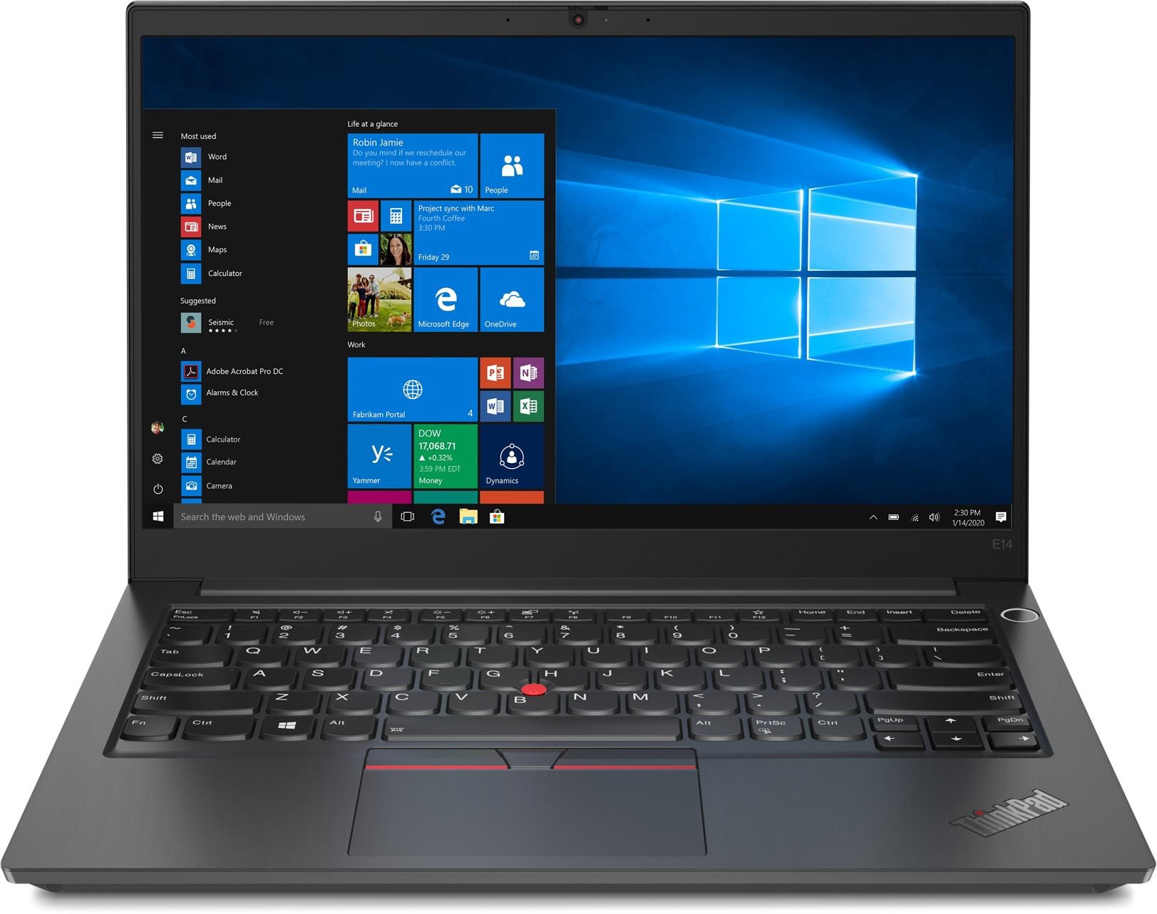 Repasované - Lenovo ThinkPad E14 Gen 2 Black celokovový