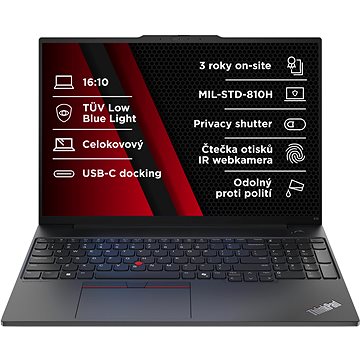 

Lenovo ThinkPad E16 Gen 2 Black