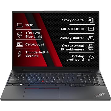 

Lenovo ThinkPad E16 Gen 1 Black