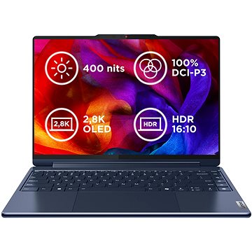 

Lenovo Yoga 9 2-in-1 14IMH9 Cosmic Blue celokovový + aktivní stylus Lenovo + Lenovo Yoga Sleeve