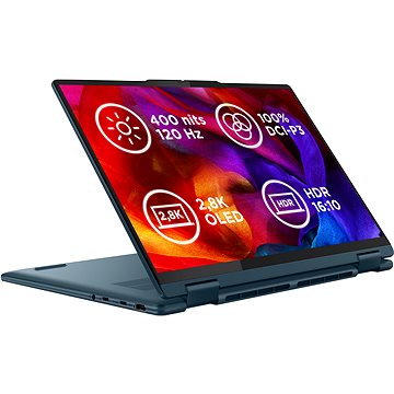 

Lenovo Yoga 7 2-in-1 14IML9 Tidal Teal celokovový + myš + pouzdro Lenovo + stylus Lenovo