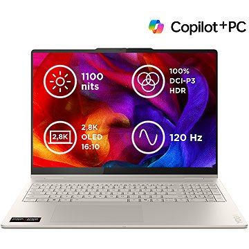 

Lenovo Yoga 7 2-in-1 16AKP10 Seashell + aktivní stylus Lenovo