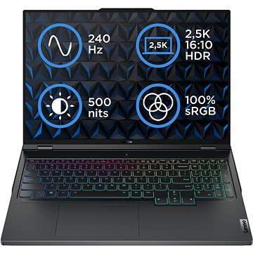 

Lenovo Legion Pro 7 16IRX8H Onyx Grey kovový