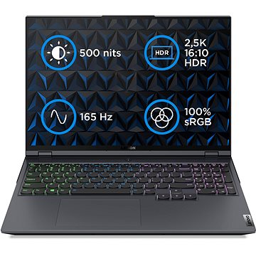 

Lenovo Legion 5 Pro 16ACH6H Storm Grey/Black kovový
