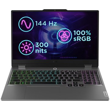 Lenovo LOQ 15IAX9I Luna Grey + herní myš Lenovo LOQ M100 RGB