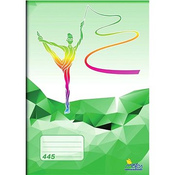 NOTES č. 445, A4, 40 listů, čtverečkovaný