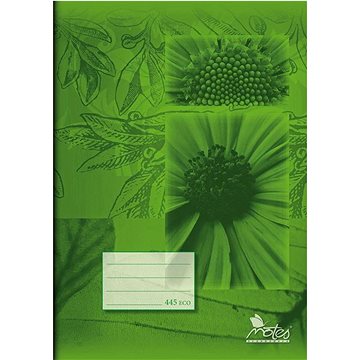 

NOTES č. 445, A4, 40 listů, čtverečkovaný, recyklovaný