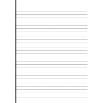 NOTES samostatné archy A3, linkované, 200 listů