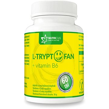 

Nutricius L-Tryptofan + vit. B6 - 200 mg/2,5 mg tbl. 60