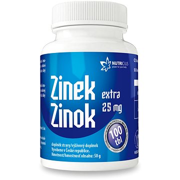 

Nutricius Zinek extra 25 mg tbl. 100