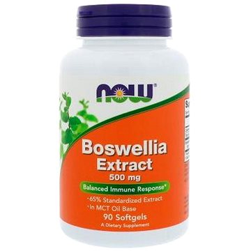 

NOW Foods Boswellia Extrakt (kadidlovník pilovitý) 500mg, 90 softgel kapslí