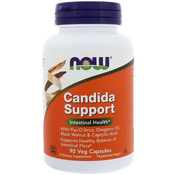 NOW Foods Candida Support, 90 rostlinných kapslí - Bylinný extrakt