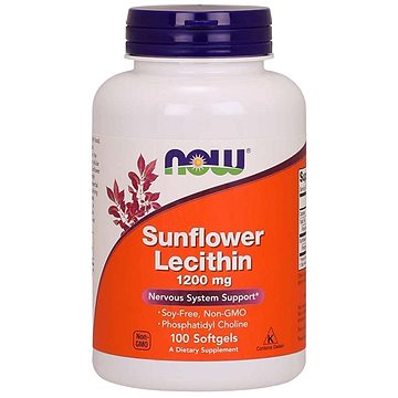 

NOW Foods Slunečnicový Lecitin 1200 mg, 100 softgel kapslí