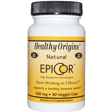 

Healthy Origins EpiCor® 500 mg, 30 rostlinných kapslí