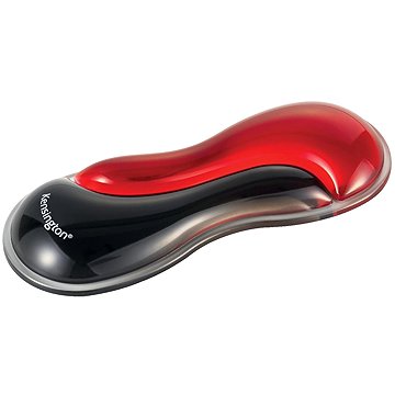 Kensington Slim Duo Gel pod zápěstí, červená/černá