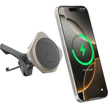 

CubeNest Qi2 SQ1C1 s podporou uchycení MagSafe, titanová
