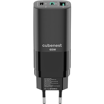 PowerCube CubeNest S3D0 GaN Adaptér 65W - Nabíječka do sítě