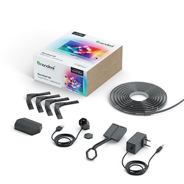

Nanoleaf 4D TV Screen Mirror + Lightstrips Starter Kit 4M For TV up to 65'' / 165cm