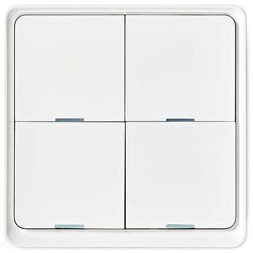

Nedis chytrý nástěnný vypínač/ Zigbee 3.0/ nástěnný držák/ čtyři tlačítka/ bílý