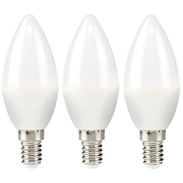 

Nedis LED žárovka, E14, svíčka, 2,8 W, 250 lm, 2700 K, 3 kusy